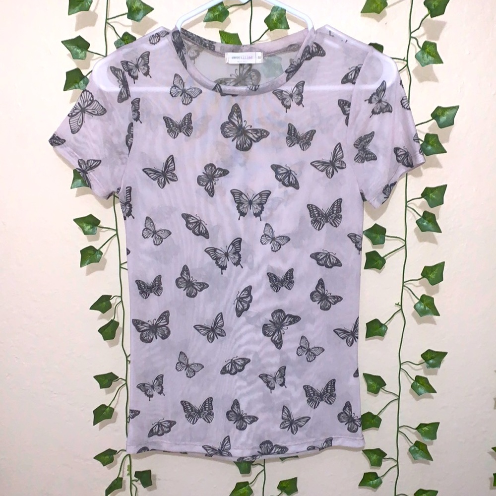 Mesh butterfly top